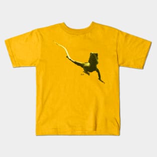 Lizard Yellow Kids T-Shirt